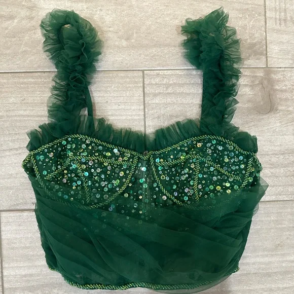 Dyspnea Feelin Frills Bodice - Kate Miss Green - Picture 3 of 3